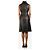 Acne Schwarzes ärmelloses Lederkleid - Größe UK 8 - Ansicht 2