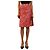 Marni Falda de boucle roja y plateada - size UK 6