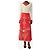 Red Valentino Falda midi de broderie anglaise rosa - size UK 6 - vista 2