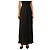 Valentino Saia midi plissada de seda preta - size UK 8