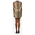 Dolce & Gabbana Mini-Kleid mit Leopardenprint in Creme - size UK 6 - Ansicht 2