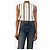Autre Marque Top tejido a rayas cropped Richard blanco y azul marino - size XS - vista 3