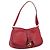 Borsa a tracolla Salvatore Ferragamo Gancini in pelle rossa e oro