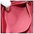 Borsa a tracolla Salvatore Ferragamo Gancini in pelle rossa e oro - vista 21