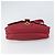 Borsa a tracolla Salvatore Ferragamo Gancini in pelle rossa e oro - vista 5