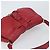 Borsa a tracolla Salvatore Ferragamo Gancini in pelle rossa e oro - vista 6
