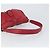 Borsa a tracolla Salvatore Ferragamo Gancini in pelle rossa e oro - vista 7