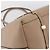 Borsa Tote Salvatore Ferragamo Vala in pelle beige e oro - vista 16