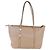 Borsa Tote Salvatore Ferragamo Vala in pelle beige e oro - vista 2