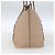 Borsa Tote Salvatore Ferragamo Vala in pelle beige e oro - vista 4