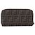 Portafoglio lungo FENDI Zucca Canvas PVC Nero Marrone - vista 2