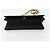 Bolso de hombro CHANEL Matelasse con cadena de algodón negro y dorado CC - vista 5