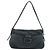 Bolsa de mão FENDI Mamma Baguette em algodão Gray Silver - vista 13