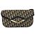 Christian Dior Trotter Canvas Schultertasche Navy Gold - Ansicht 13