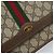 Borsa a tracolla GUCCI GG Supreme Web Sherry Line PVC Beige Gold - vista 17