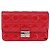 Christian Dior Canage Chain Schultertasche Emaille Rot Silber - Ansicht 13