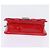 Christian Dior Canage Chain Schultertasche Emaille Rot Silber - Ansicht 5
