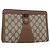 Borsa GUCCI GG Supreme Web Sherry Line PVC Beige Gold 89 01 032