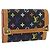 LOUIS VUITTON Monogram Multicolor Porte Monnaie Pla Black M92656 LV