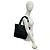 Chanel Perforated Coco Mark Leather Tote Bag - view 2