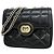 Bolso de hombro Gucci de piel negra
