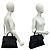 Borsa a tracolla 2 vie GUCCI Daily Bamboo in pelle - vista 2