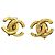 Orecchini a clip Chanel Vintage Coco Mark Gold