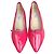 Autre Marque Bagllerina Bailarinas de Cuero Charol Rosa