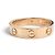 Anello Cartier Mini Love in oro rosa - vista 4