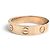 Anello Cartier Mini Love in oro rosa - vista 5