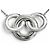 Autre Marque Tiffany & Co. 1837 Interlocking Circle 925 Long Necklace - vista 5