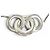 Autre Marque Tiffany & Co. 1837 Interlocking Circle 925 Long Necklace - vista 7