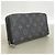 Portefeuille Zippy Louis Vuitton Monogram Eclipse - vue 2