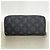 Portefeuille Zippy Louis Vuitton Monogram Eclipse - vue 8