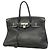 Hermès Bolsa Hermes Birkin 35 em couro Taurillon Clemence preto