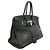 Hermès Bolsa Hermes Birkin 35 em couro Taurillon Clemence preto - vista 2