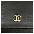 Portafoglio bi-fold Chanel in pelle nera - vista 6