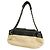 Chanel Schultertasche aus beige und schwarzem Canvas