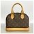 Borsa a mano Louis Vuitton Alma BB Monogram M46990 Marrone Donna - vista 10