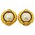 Boucles d'oreilles clips Chanel plaquées or