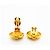 Boucles d'oreilles clips Chanel plaquées or - vue 3