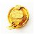 Boucles d'oreilles clips Chanel plaquées or - vue 4