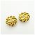 Chanel Gold Clip-Ohrringe mit Strasssteinen - Ansicht 2