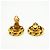 Chanel Gold Clip-Ohrringe mit Strasssteinen - Ansicht 3