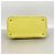 Borsa Tote Prada Canapa Canvas in giallo - vista 3