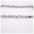 Pulsera Cartier Figaro en oro blanco de 18K - vista 4