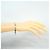 Pulsera Cartier Figaro en oro blanco de 18K - vista 7