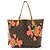 Sac Cabas Louis Vuitton Monogram Rose Neverfull MM - vue 2