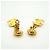 Pendientes de clip Chanel chapados en oro - vista 3