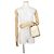 Mini sac à main cabas Jimmy Choo avec strass dorés - vue 4